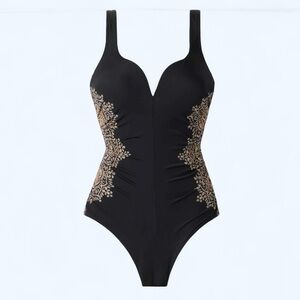 Miraclesuit | Temptress One Piece in Cappadocia | Black | NWT 14